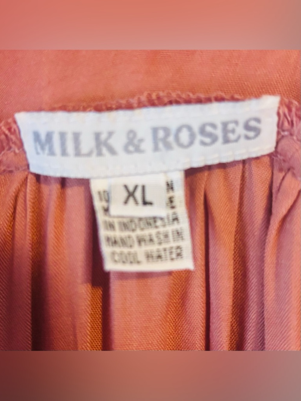 Tiered Maxi Dress in Dusty Rose - Picture 4 of 4